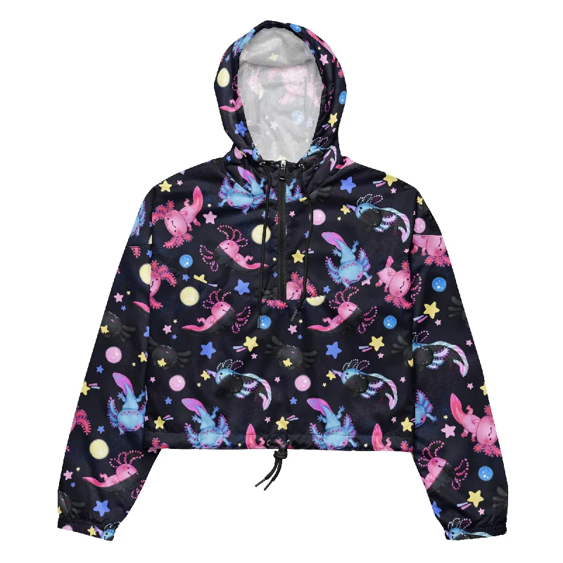 Axolotl cropped windbreaker