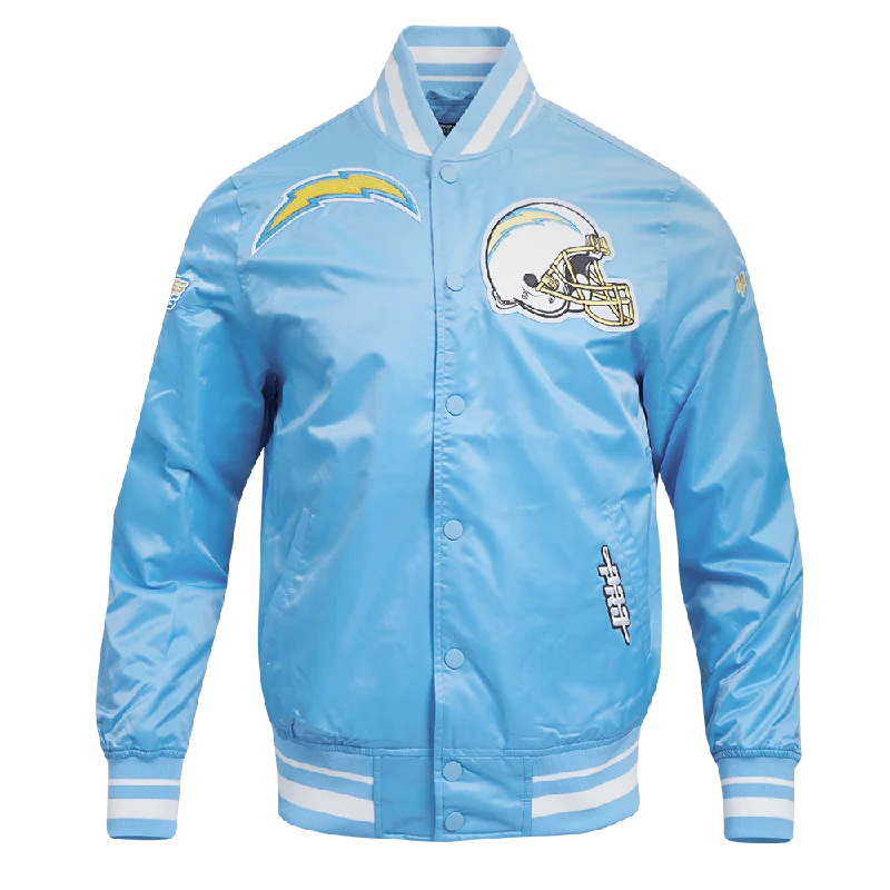 NFL LOS ANGELES CHARGERS MASHUP MEN'S TRACK JACKET (LIGHT BLUE)