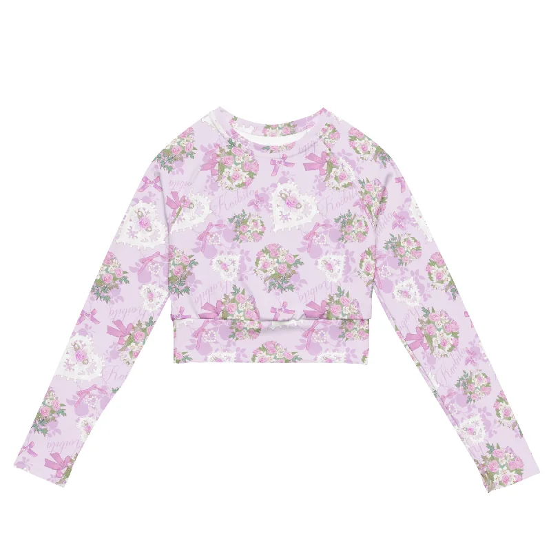 Anniversary Long-sleeved Crop Top