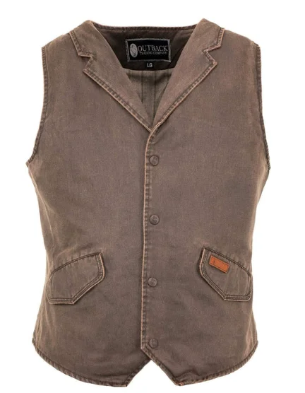 Men's Arkansas Canyonland Brown Vest