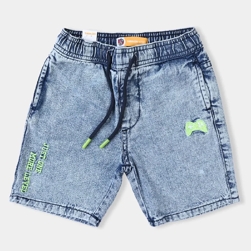 Boys Denim rigid Short One More level-R. Blue