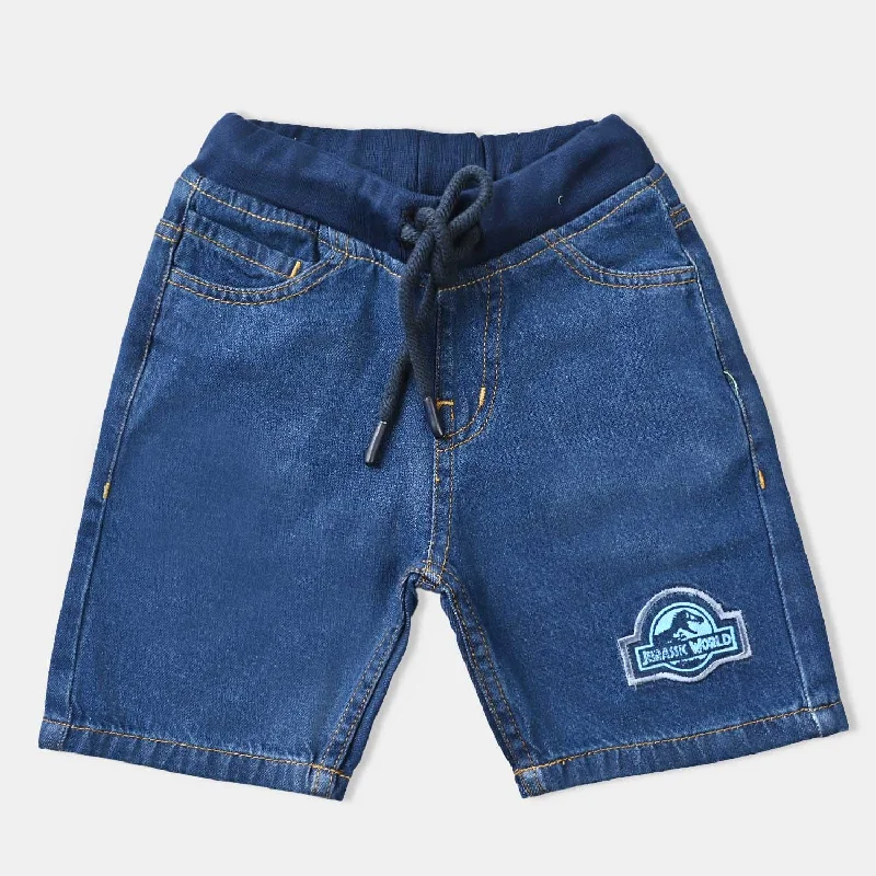 Boys Denim rigid Short-Mid Blue