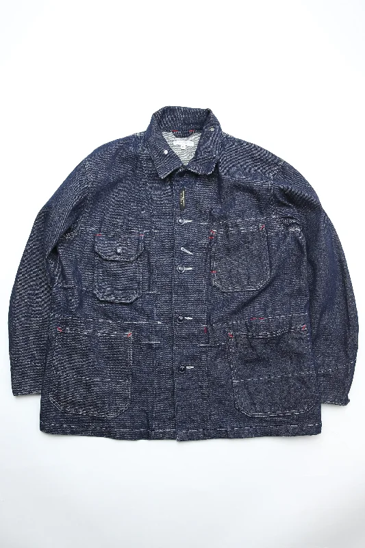 Engineered Garments X Totem FU Over Coverall Jacket - Indigo 12oz Denim