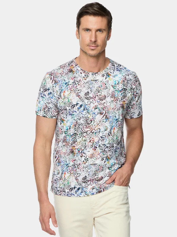 FLORAL FUSION SHORT SLEEVE T-SHIRT