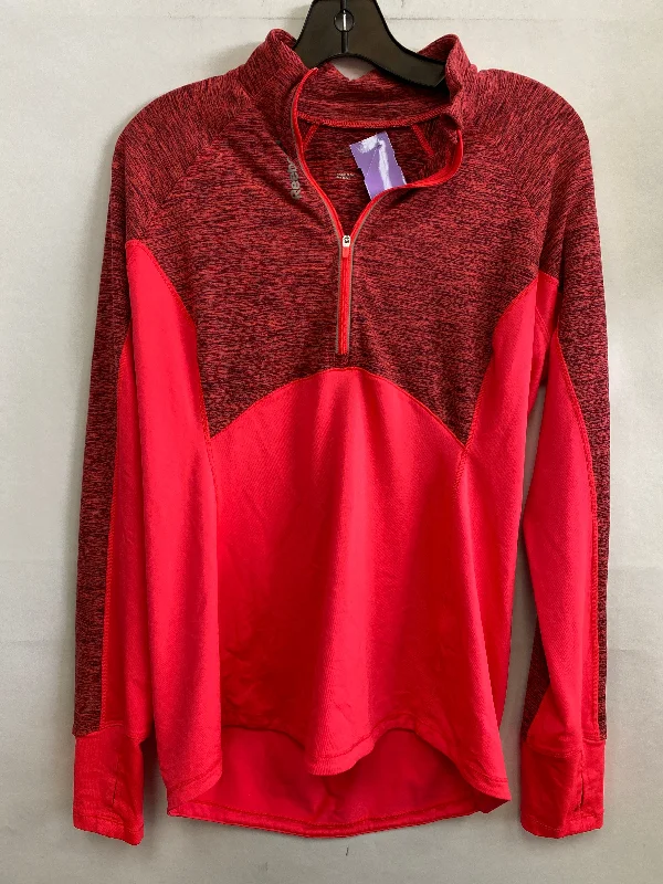 Athletic Top Long Sleeve Collar By Reebok  Size: 3x