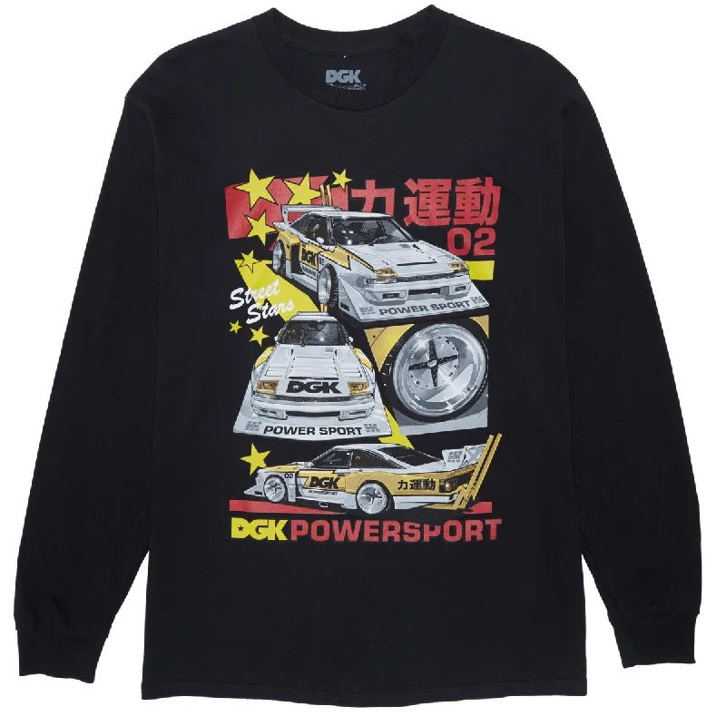 DGK Powersport Long Sleeve T-Shirt - Black