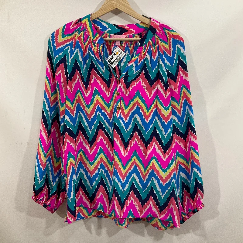 Top Long Sleeve By Lilly Pulitzer In Multi-colored, Size: S