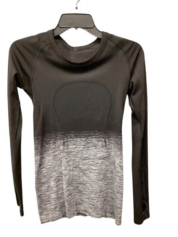 Top Long Sleeve By Lululemon In Black, Size: S