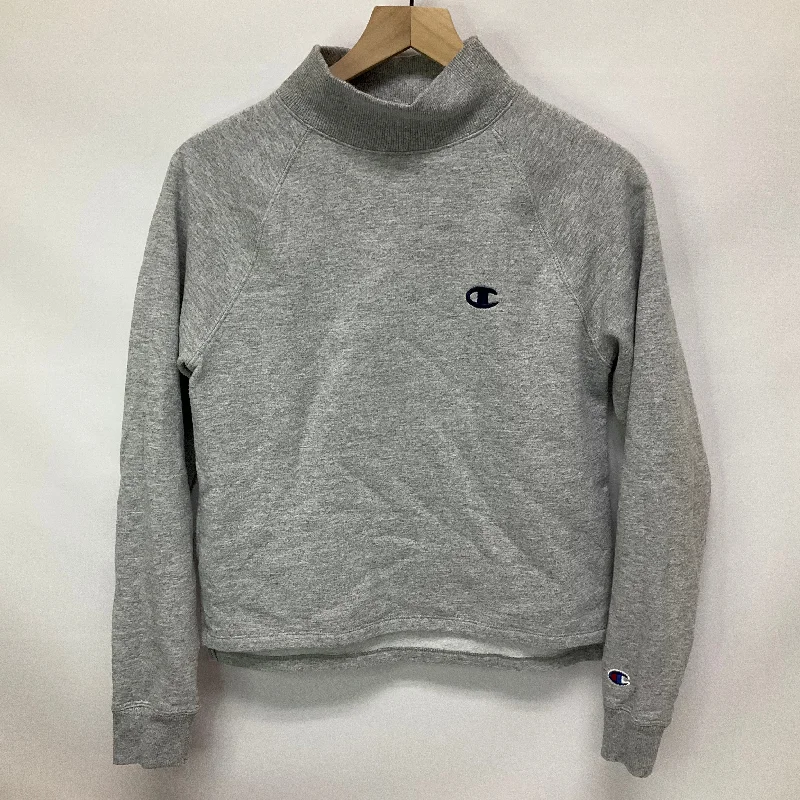 Athletic Top Long Sleeve Collar By Champion  Size: Xs