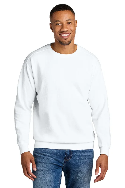 Comfort Colors Mens Crewneck Sweatshirt - White