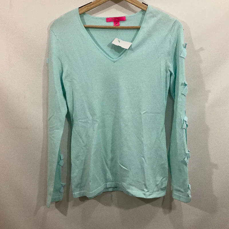 Top Long Sleeve By Lilly Pulitzer In Blue, Size: S