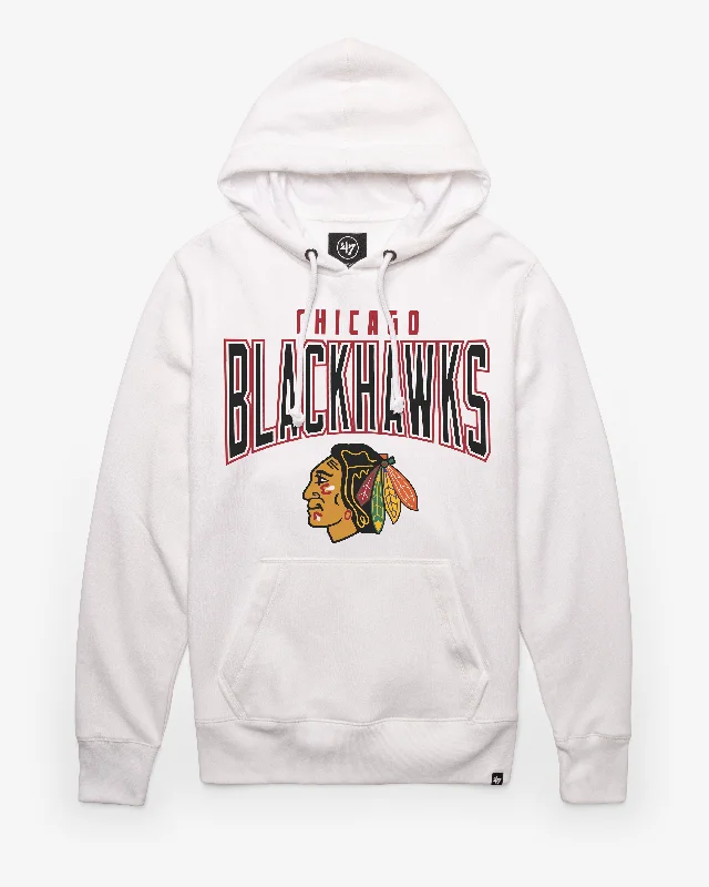 CHICAGO BLACKHAWKS TEAM ELEMENTS ARCH '47 HEADLINE HOOD