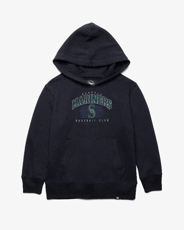 SEATTLE MARINERS COOPERSTOWN DOUBLE HEADER '47 HEADLINE HOOD KIDS