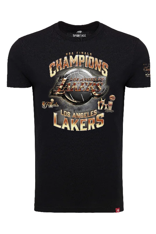 Los Angeles Lakers Champions Sportiqe Comfy T-Shirt