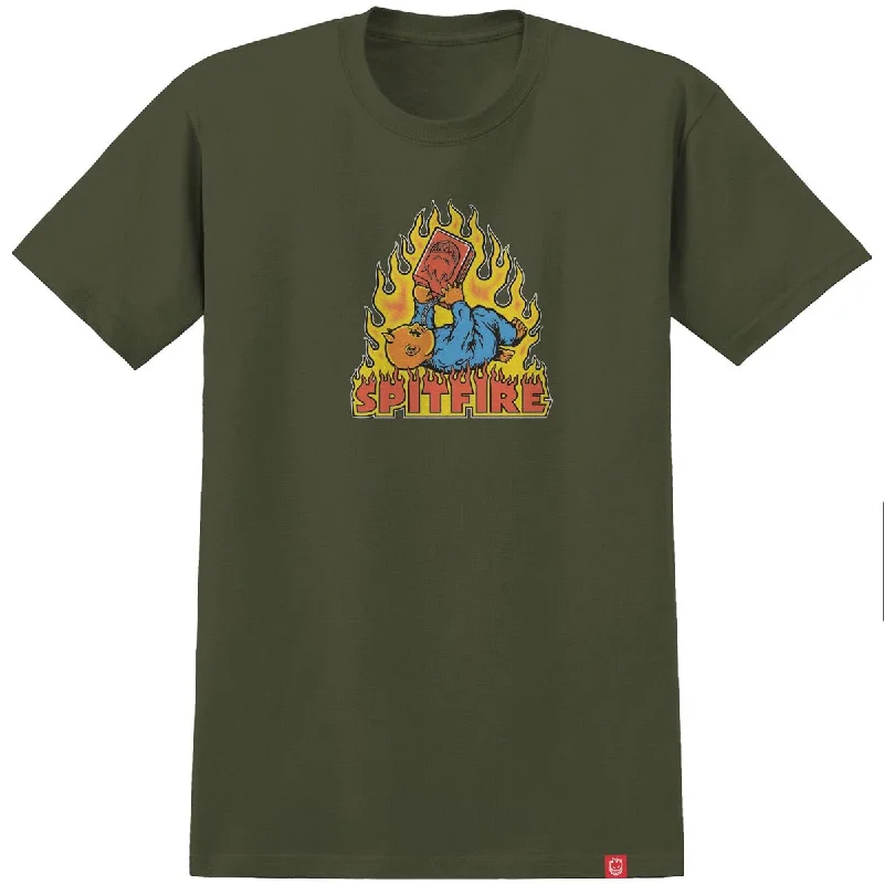 Spitfire Demonseed T-Shirt - Military Green