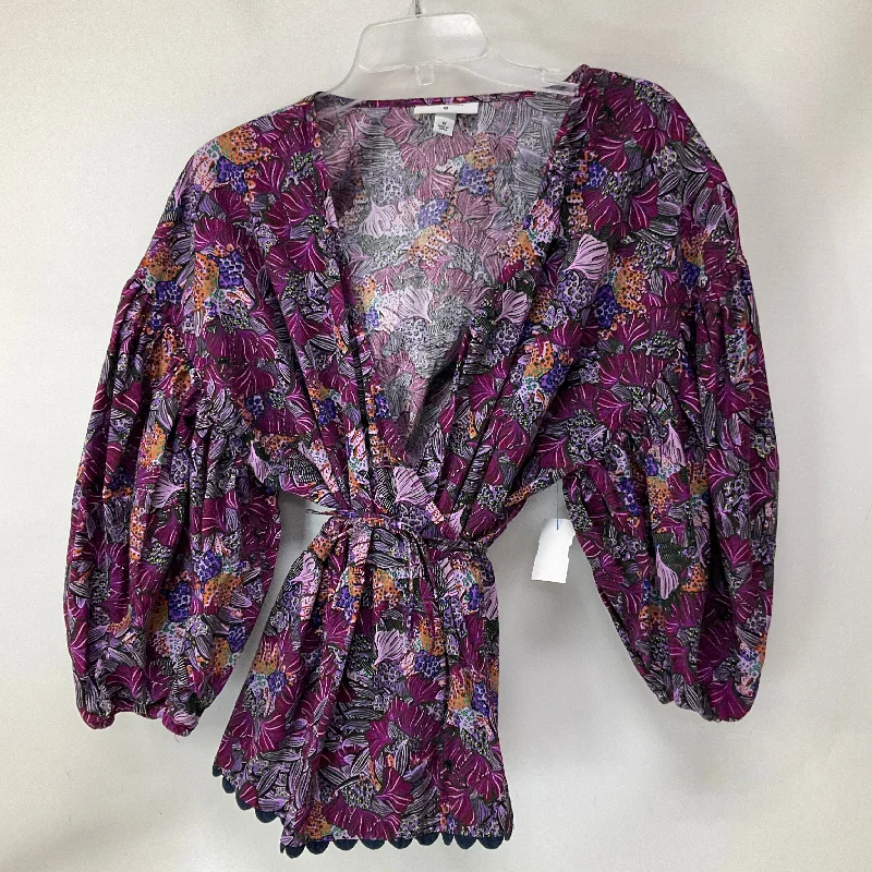 Top Long Sleeve By Target-designer In Purple, Size: 1x