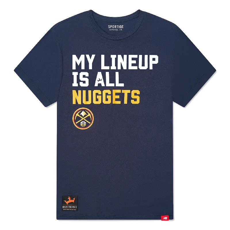 Denver Nuggets My Lineup Sportiqe Comfy T-Shirt