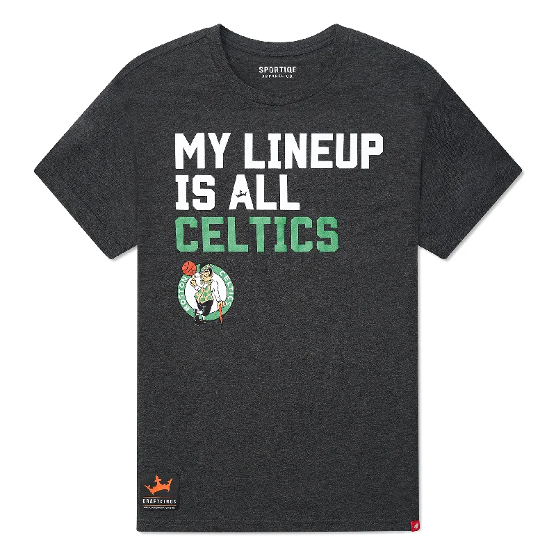 Boston Celtics My Lineup Sportiqe Comfy T-Shirt