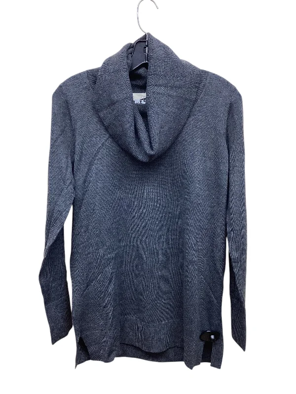 Top Long Sleeve By Loft In Grey, Size: S