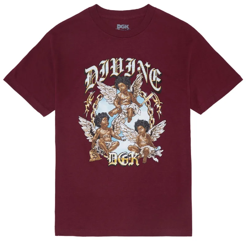 DGK Wings T-Shirt - Burgundy