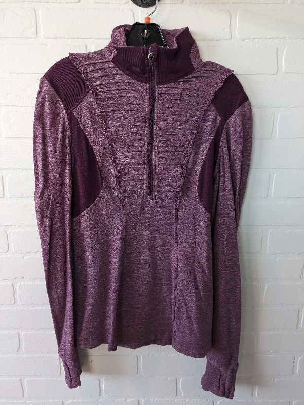 Athletic Top Long Sleeve Crewneck By Lululemon  Size: M