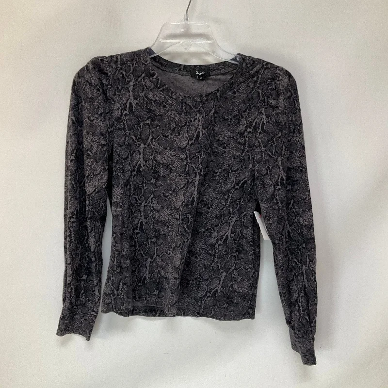 Top Long Sleeve By Rails In Animal Print, Size: Xs