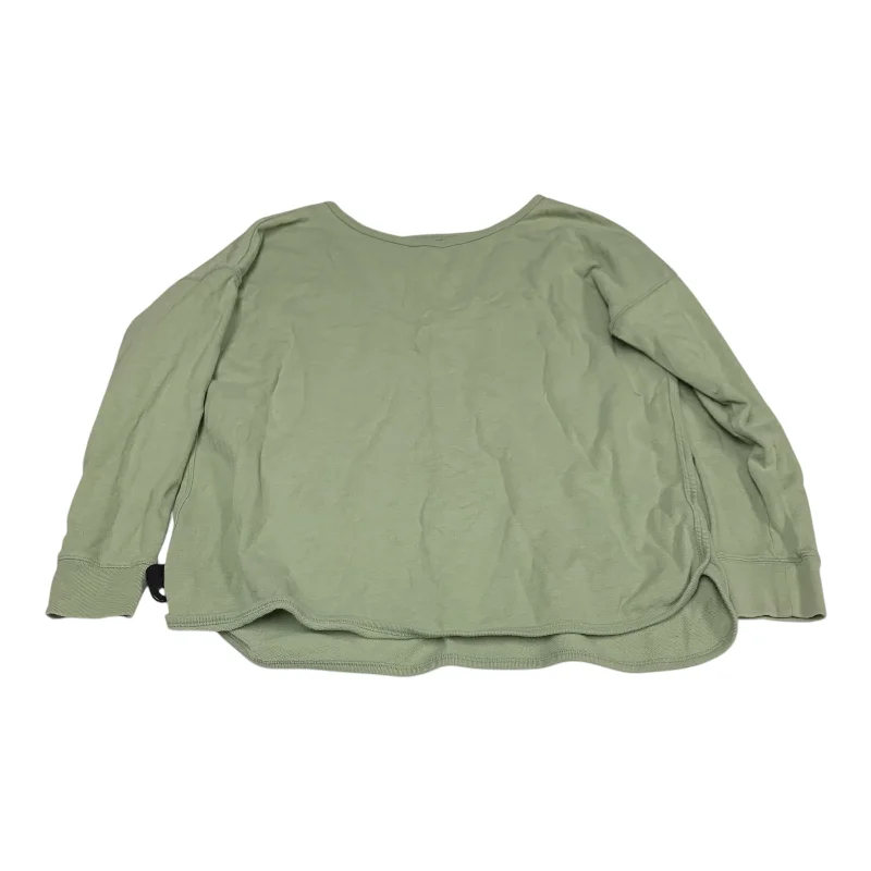 Top Long Sleeve By Gap In Green, Size: L