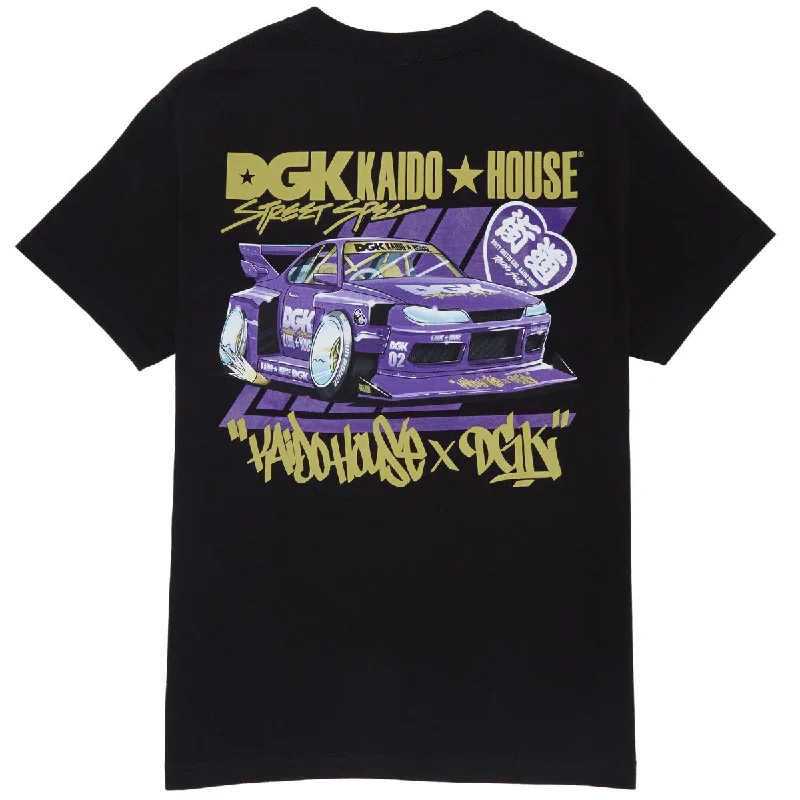 DGK x Kaido House Roulette Racer T-Shirt - Black