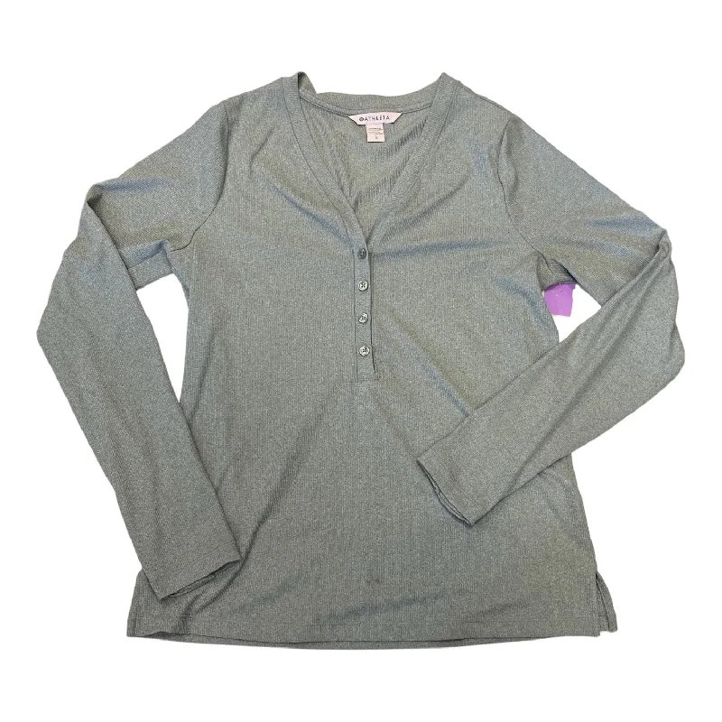 Athletic Top Long Sleeve Crewneck By Athleta  Size: L