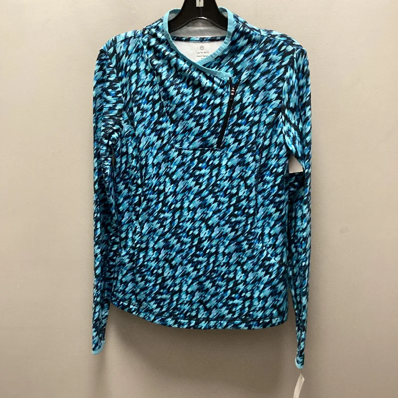 Top Long Sleeve By Talbots In Blue, Size: Xs