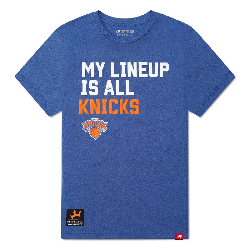 New York Knicks My Lineup Sportiqe Comfy T-Shirt