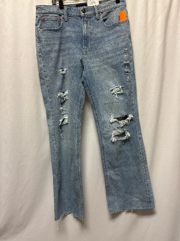 Jeans Flared By Lucky Brand In Blue Denim, Size: 12