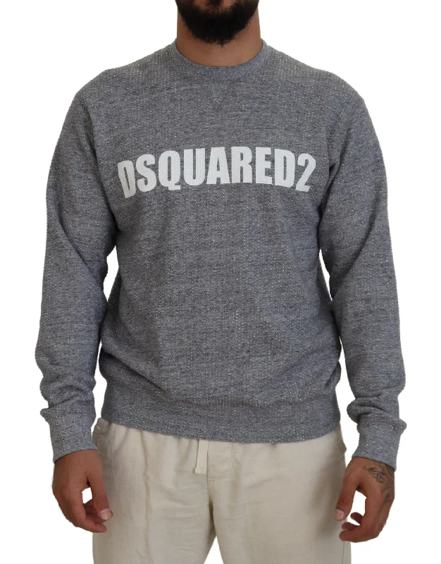 Dsquared² Crystal Embellishment Men Pullover Men's Sweater (Pre-Owned)