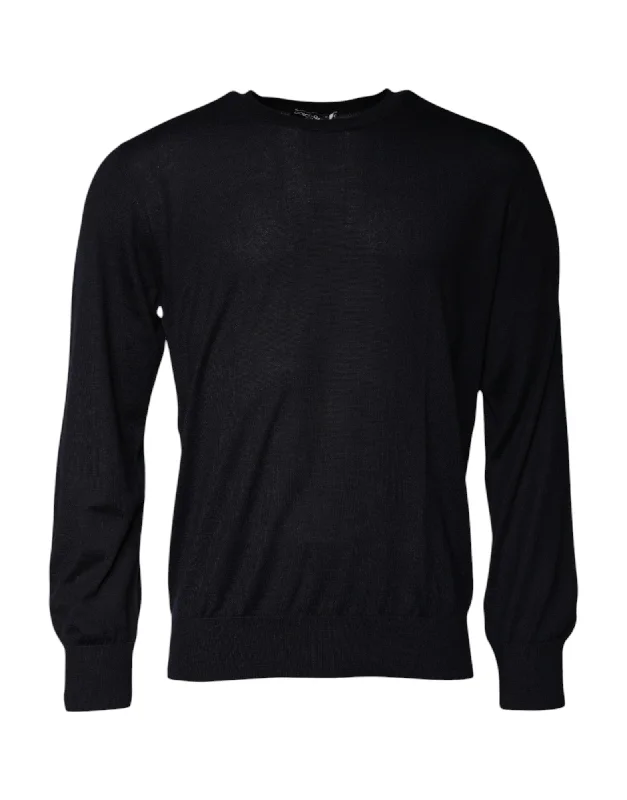 Dolce & Gabbana Cashmere Crew Neck Pullover Men's Sweater (Pre-Owned)