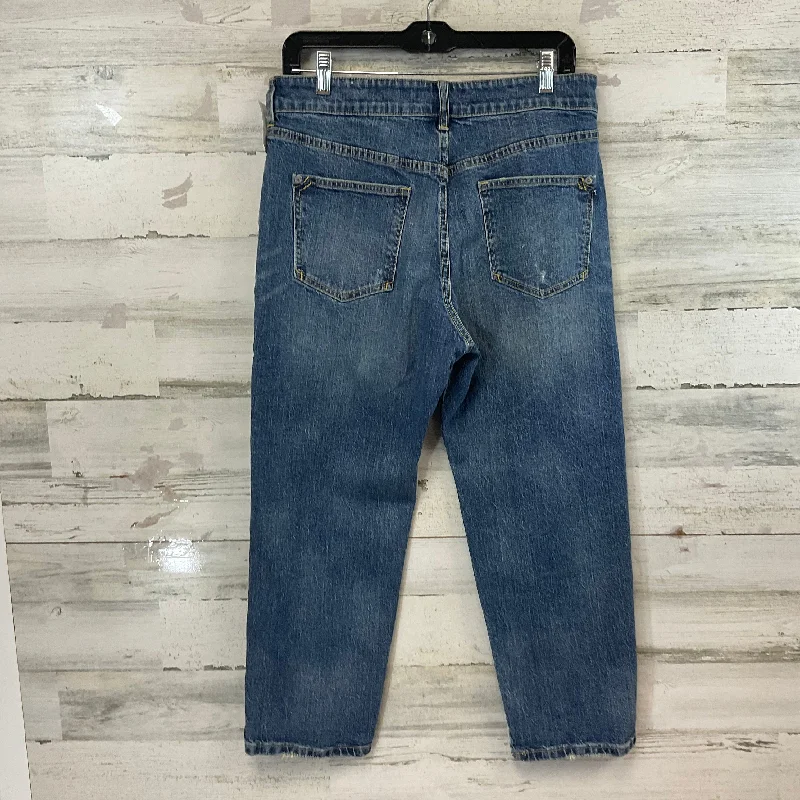 Jeans Straight By Pilcro In Blue Denim, Size: 8p