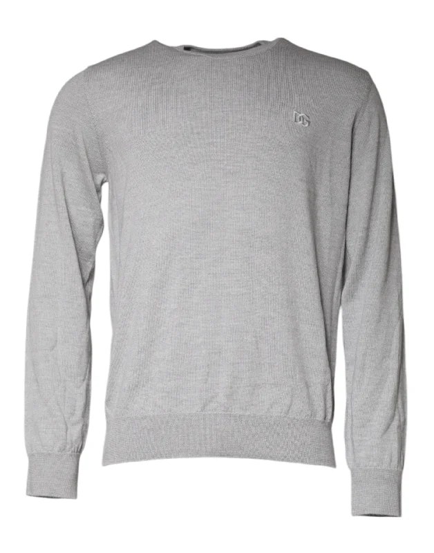 Dolce & Gabbana  Wool Crew Neck Pullover Men's Sweater