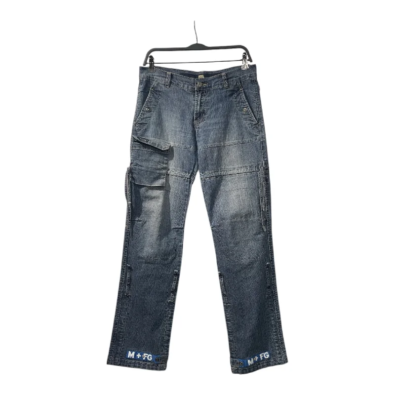 MARITHE FRANCOIS GIRBAUD/Straight Pants/28/Denim/BLU/GL3175 35G43G