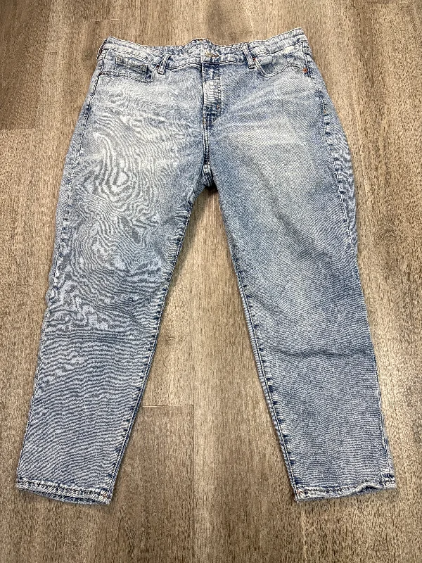 Jeans Straight By Old Navy In Blue Denim, Size: 18