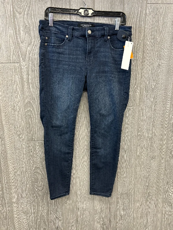 Jeans Skinny By Liverpool In Blue, Size: 8p