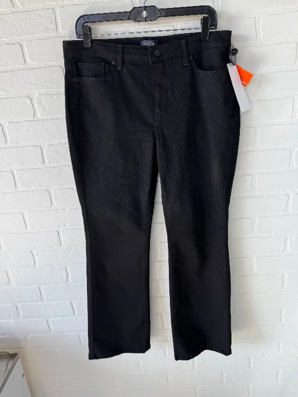 Jeans Boot Cut By Not Your Daughters Jeans In Black Denim, Size: 12p