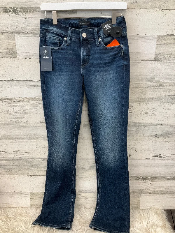 Jeans Straight By Silver In Blue Denim, Size: 2