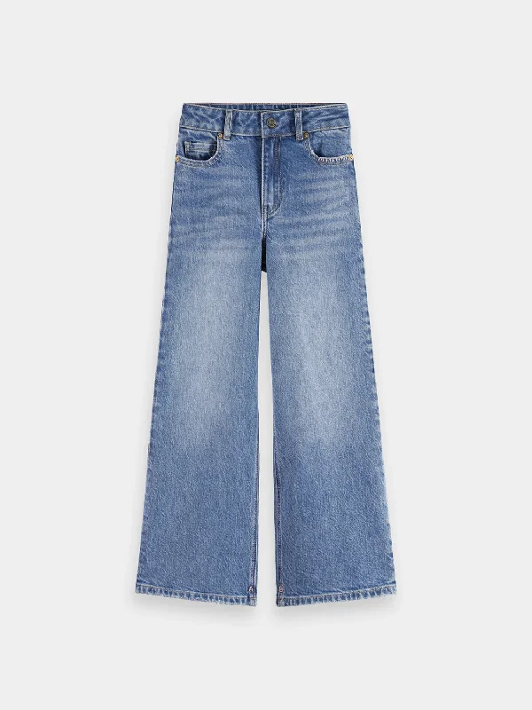 Kids - Wave wide leg jeans