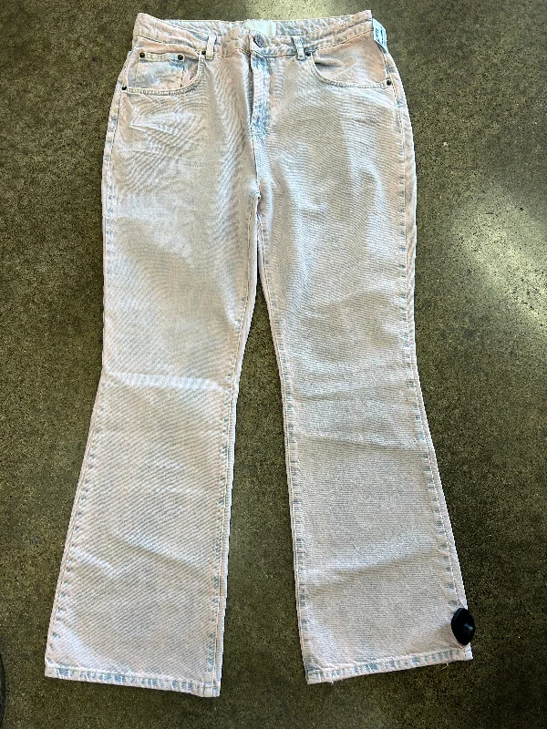 Jeans Flared By Cma In Pink, Size: 16