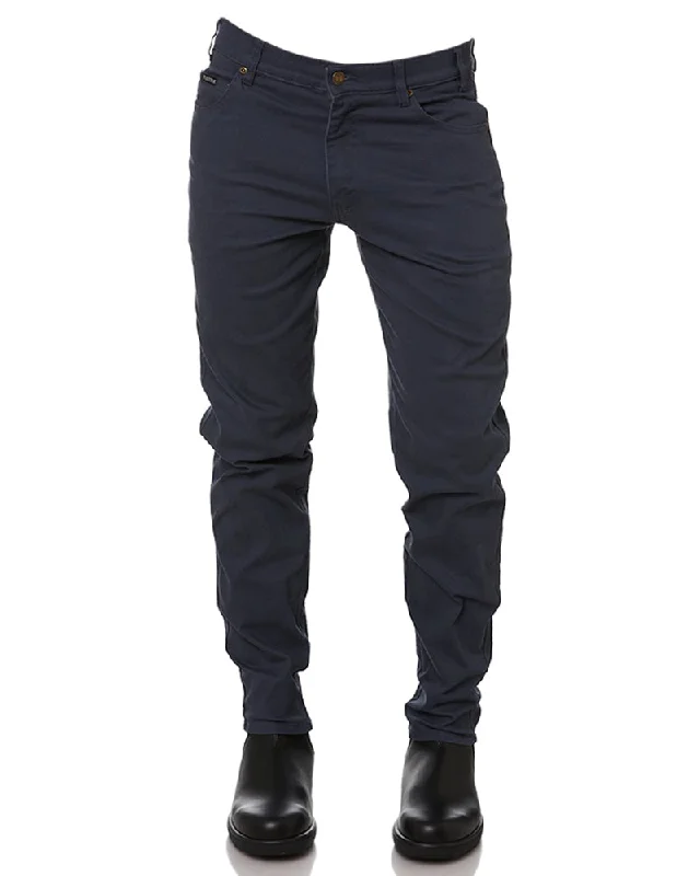 Cotton Stretch Jeans - Gunmetal Blue