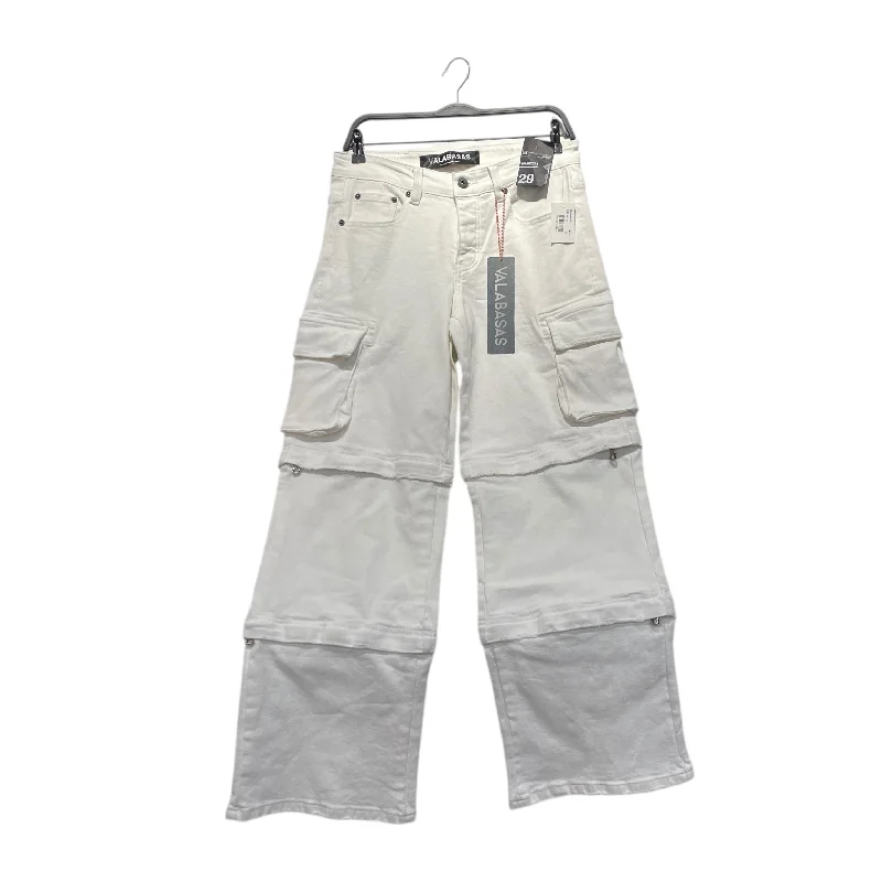 VALABASAS/Straight Pants/29/Denim/WHT/