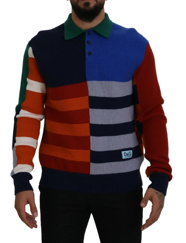 Dolce & Gabbana Pullover Sweater in Men's Stripes