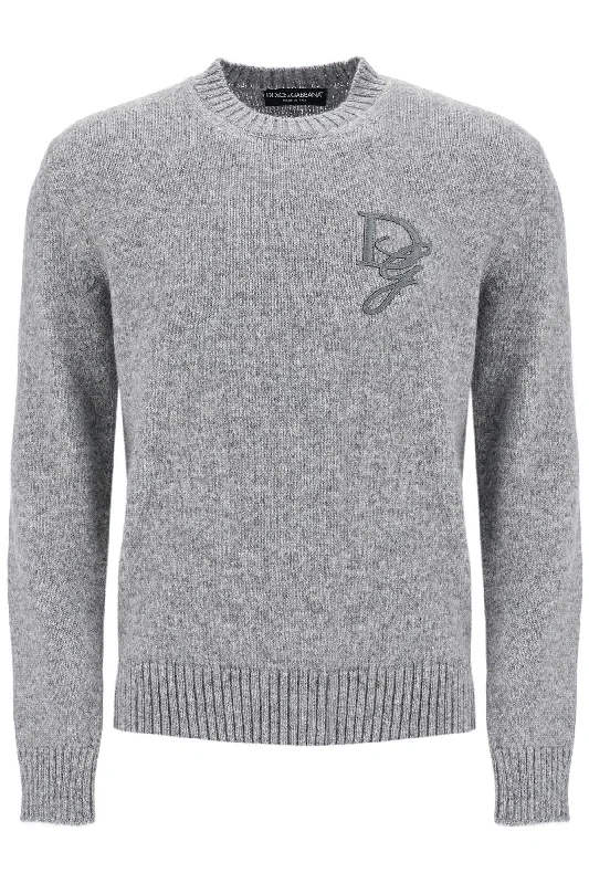 Dolce & Gabbana Men's 'Round Neck Pullover With Dg