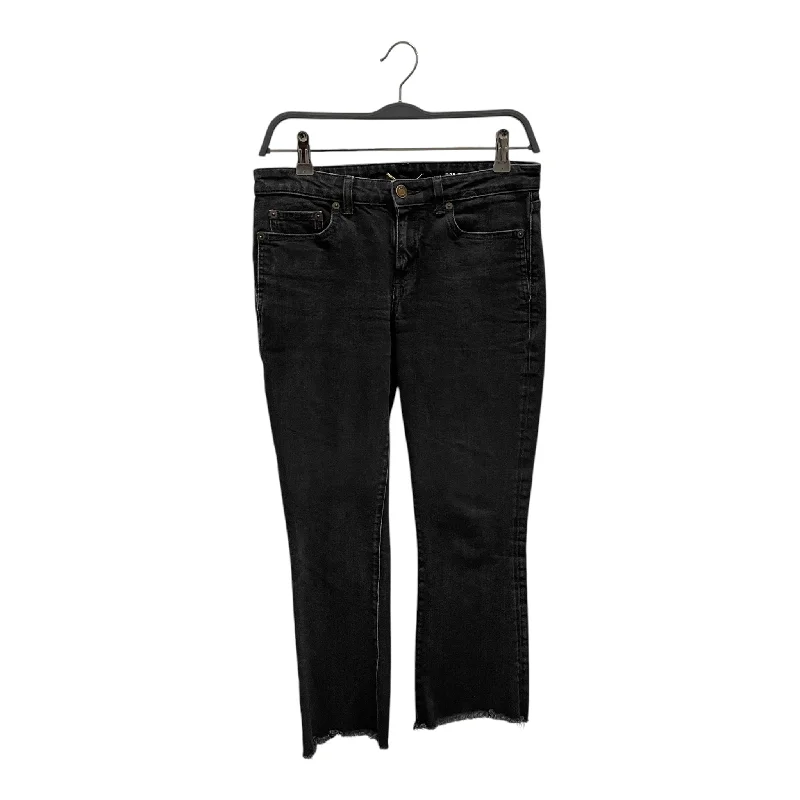 SAINT LAURENT/Pants/25/Denim/BLK/cut at bottom