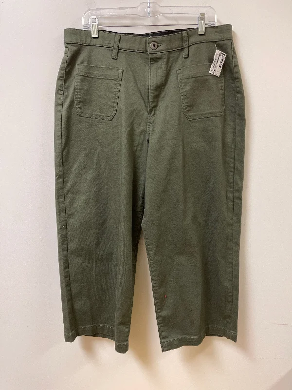 Jeans Flared By St Johns Bay In Green, Size: 16