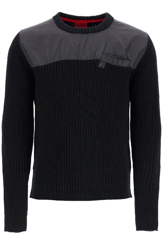 Hugo Men's Men's Cotton Sweater With Round Neck And Pocket